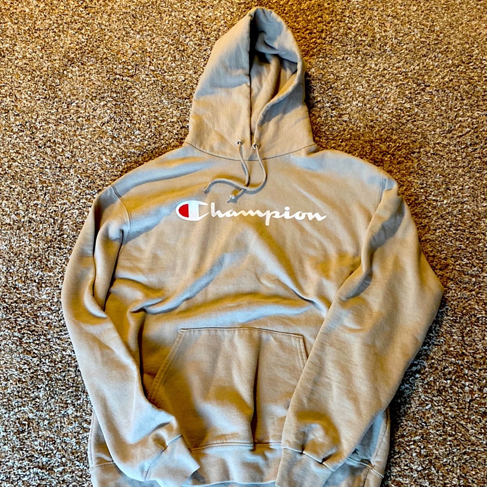 Champion tan sweatshirt